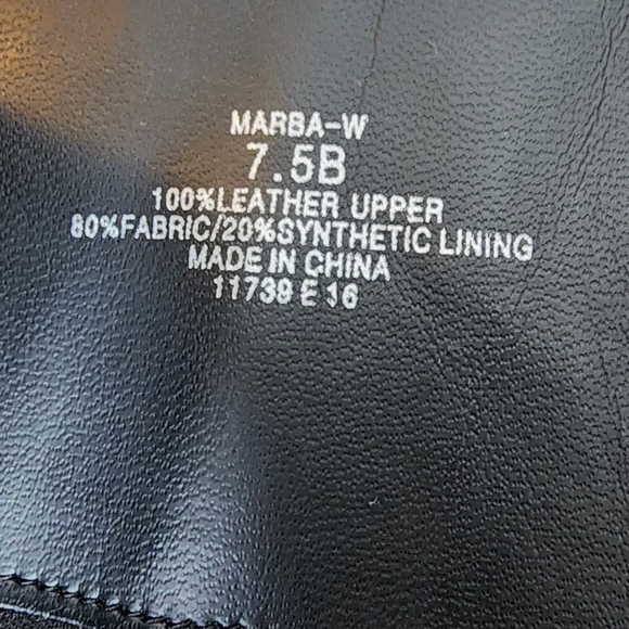 Lauren Ralph Lauren Marba Two Tone Leather Western Knee High Heeled Boots Riding - Picture 4 of 16